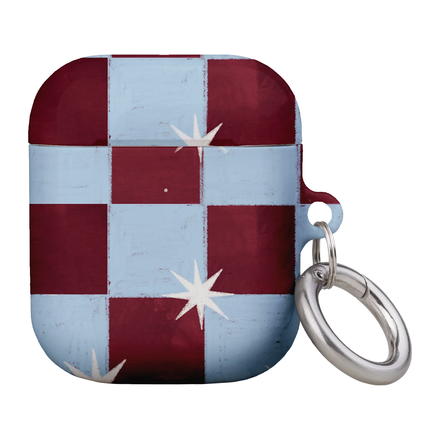 Blue Checks AirPods Case - Image 9