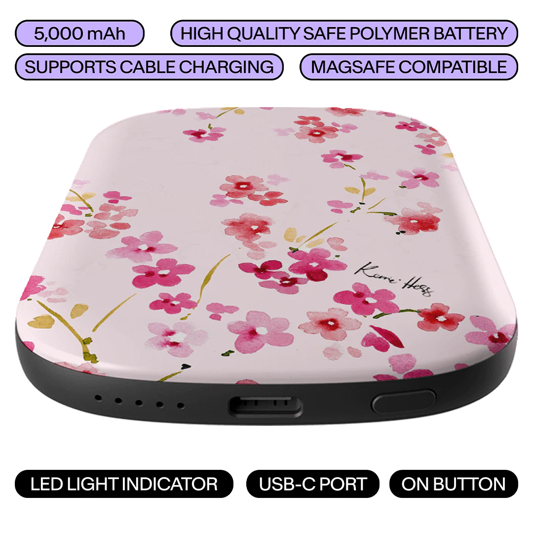 Cherry Blossom ChargePod MagSafe Power Bank - Image 3