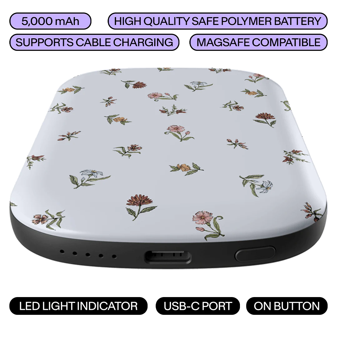 Eggshell Ditsy ChargePod MagSafe Power Bank - Image 3