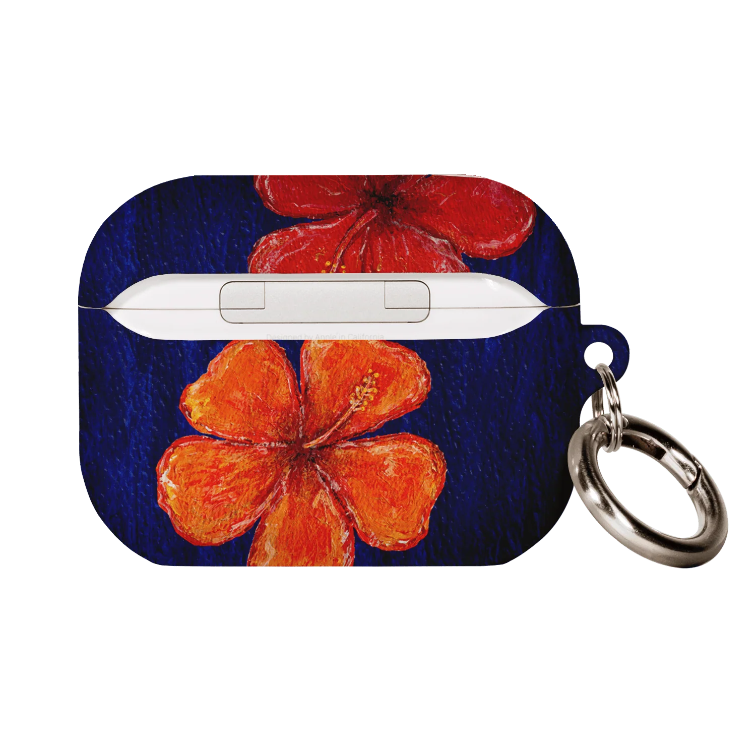 Hibiscus Flower Deep Blue AirPods Pro Case - Image 3