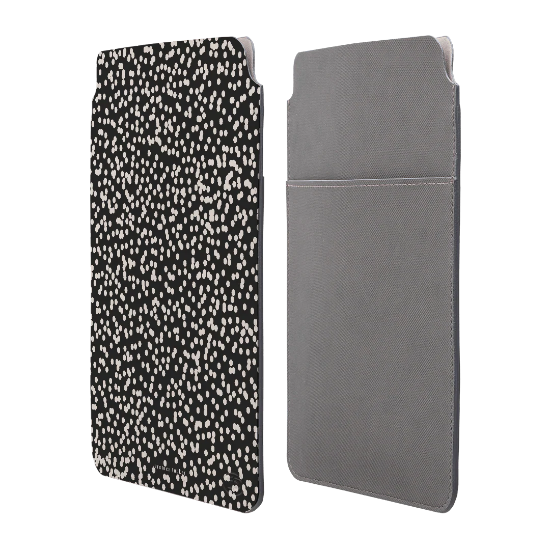 Mini Confetti Noir Laptop & iPad Sleeve - Image 2