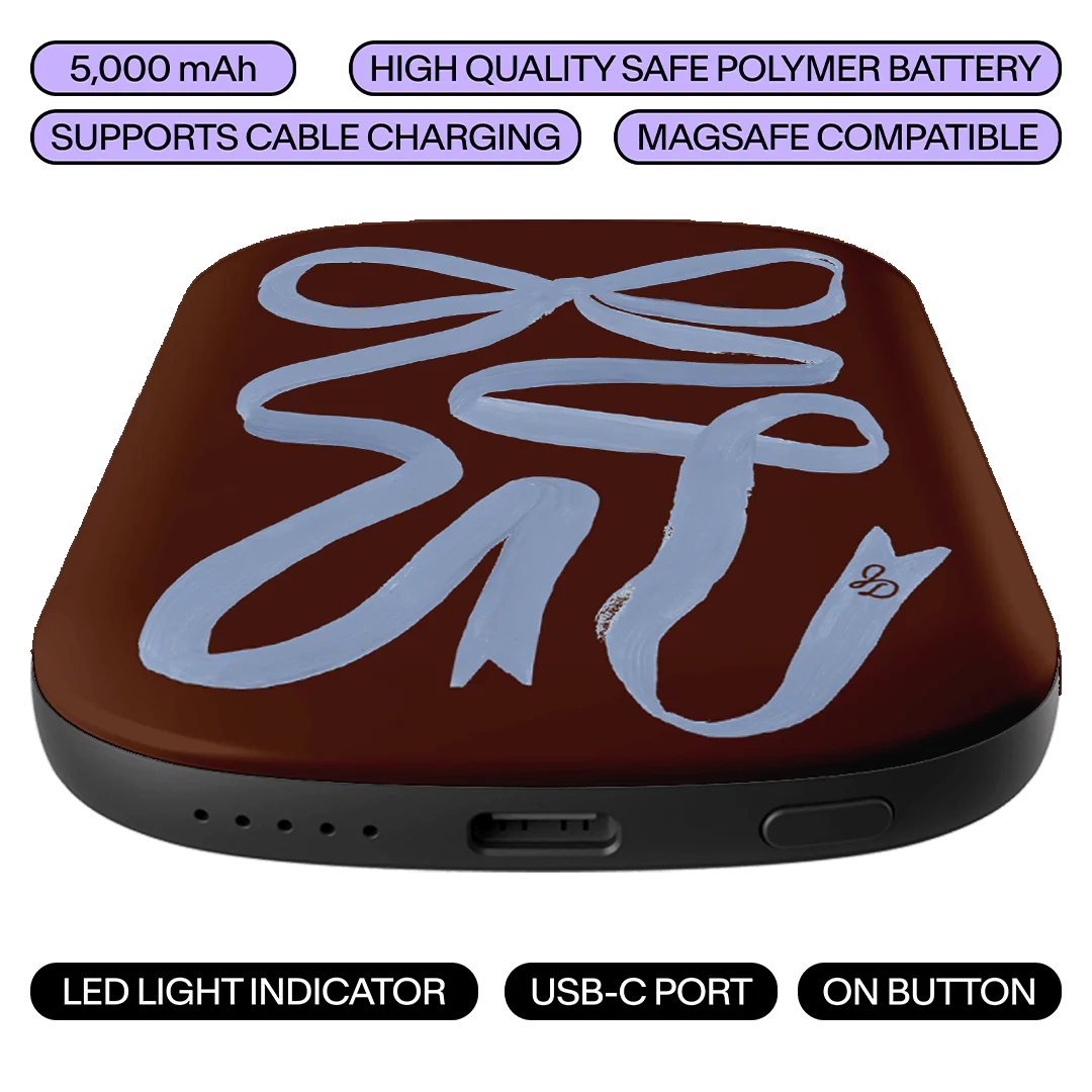 Mocha Ribbon ChargePod MagSafe Power Bank - Image 3