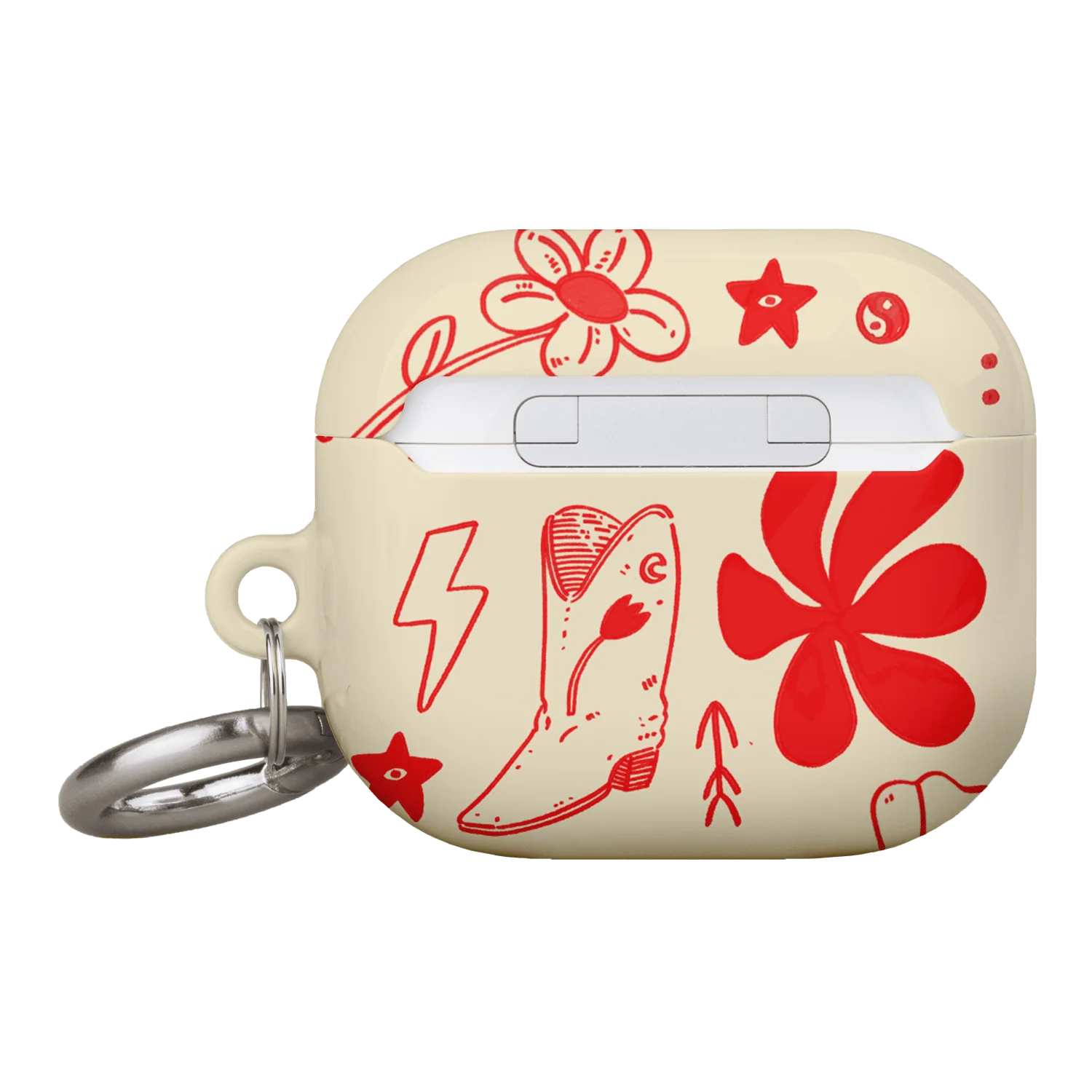 Spiced Cowboy Cream AirPods Case - Image 10